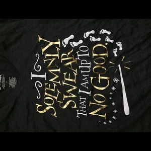 Harry pottery fitted grey shirt.